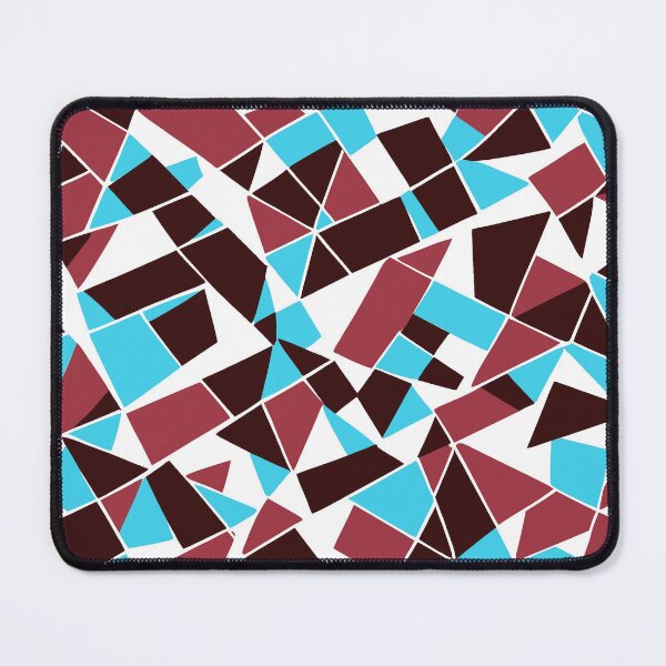 Item preview, Geodesic Geometric Abstract Art 6 Red Blue Brown designed and sold by taiche.