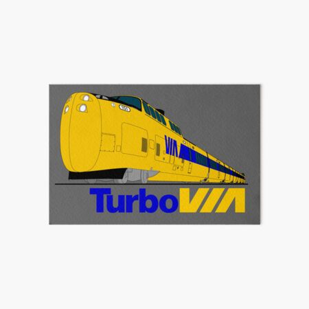 Vista previa del artículo con la obra «Tren turbo de VIA Rail Canada», diseñado y vendido por Kingston Sub by Jason Shron.