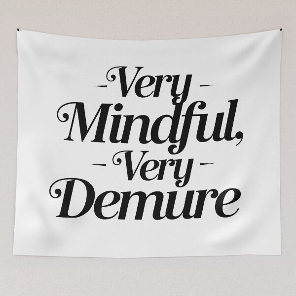 Item preview, very demure, very mindful classy trendy cute designed and sold by RedCircleArt.