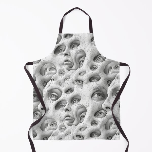 Item preview, Optical Illusions MC Escher Pencil Drawing Eyes designed and sold by xxEJxx.