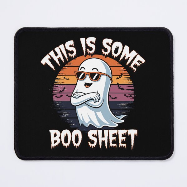 Item preview, Cool Ghost This Is Some Boo Sheet Halloween Pun Design designed and sold by Inspire-DuDe.