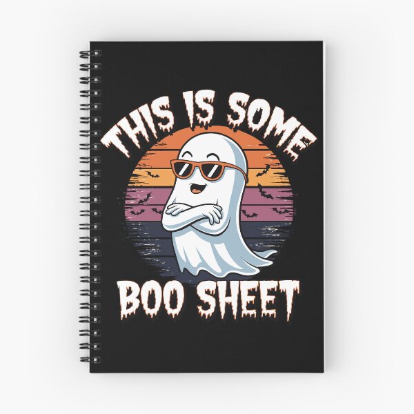 Item preview, Cool Ghost This Is Some Boo Sheet Halloween Pun Design designed and sold by Inspire-DuDe.