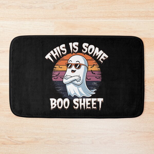Item preview, Cool Ghost This Is Some Boo Sheet Halloween Pun Design designed and sold by Inspire-DuDe.