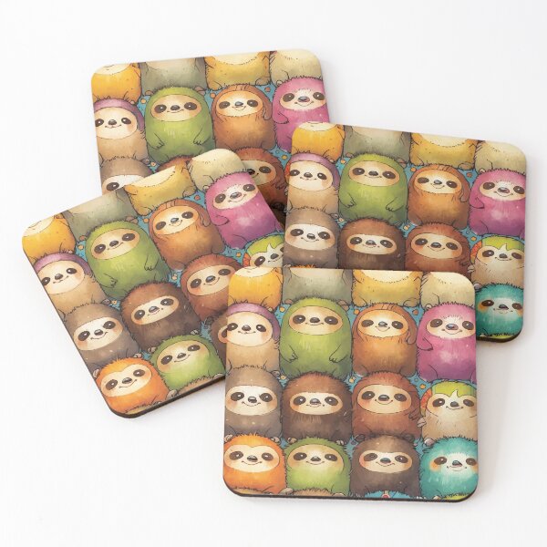 Item preview, a gang of sloths designed and sold by Ketique.