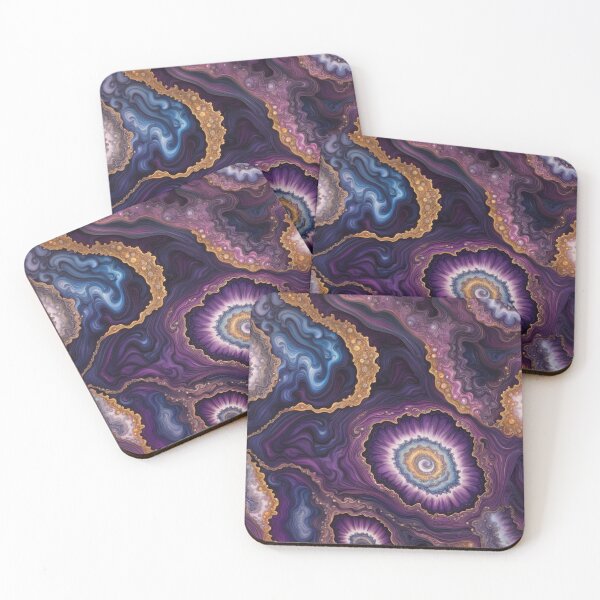 Item preview, Purple Cosmic Geode Swirl designed and sold by BirdsnStuff.