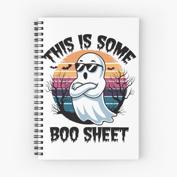 Item preview, Cool Ghost This Is Some Boo Sheet Halloween Pun Design designed and sold by Inspire-DuDe.