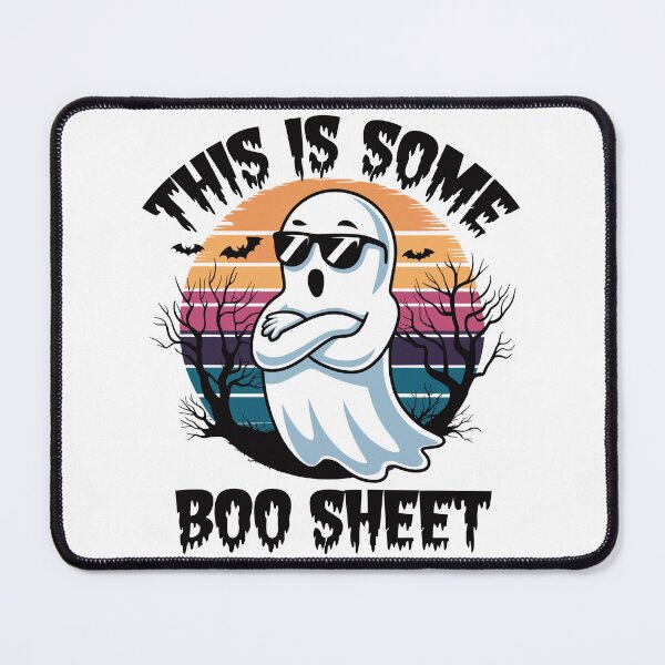 Item preview, Cool Ghost This Is Some Boo Sheet Halloween Pun Design designed and sold by Inspire-DuDe.