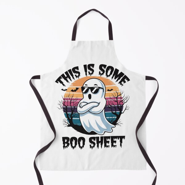 Item preview, Cool Ghost This Is Some Boo Sheet Halloween Pun Design designed and sold by Inspire-DuDe.