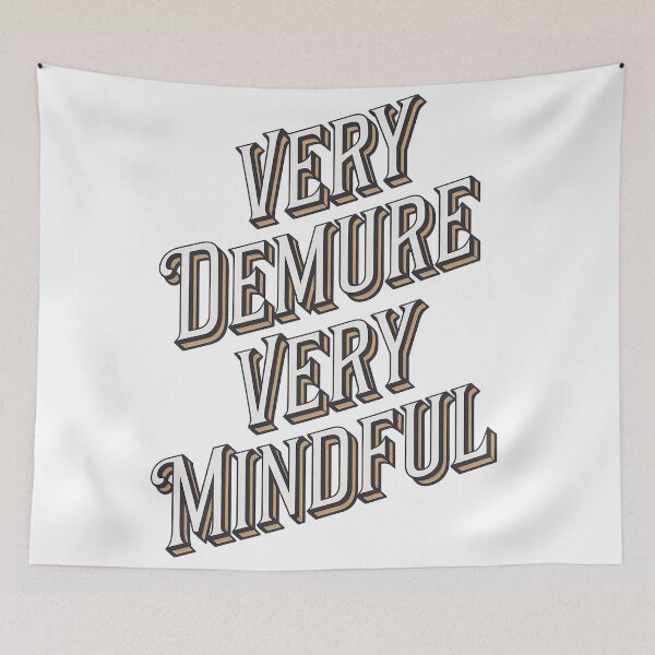 Item preview, very demure, very mindful classy trendy cute designed and sold by RedCircleArt.