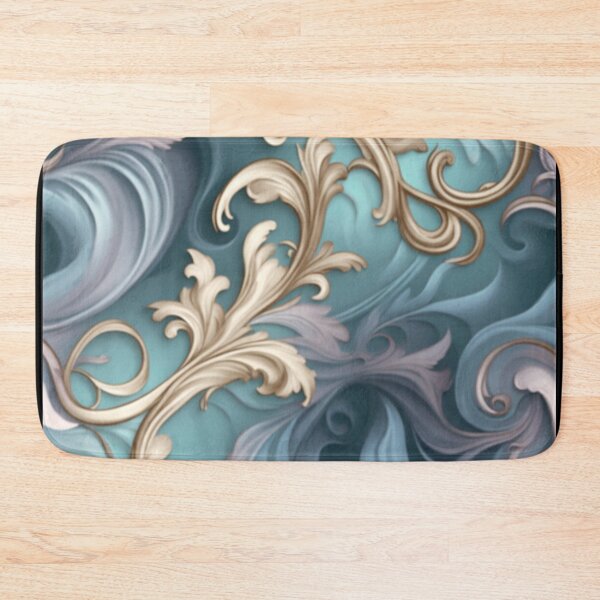 Item preview, Etheral Rococo Swirl Florals designed and sold by BirdsnStuff.