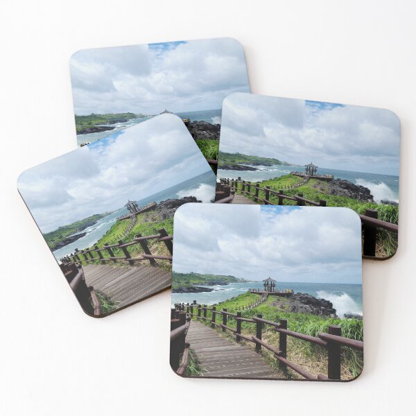 Item preview, The beautiful scenery of the wavy  'dalgmeolu', east of Jeju, Korea. designed and sold by human8891.