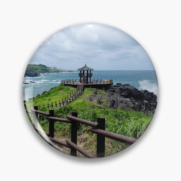 Item preview, The beautiful scenery of the wavy  'dalgmeolu', east of Jeju, Korea. designed and sold by human8891.