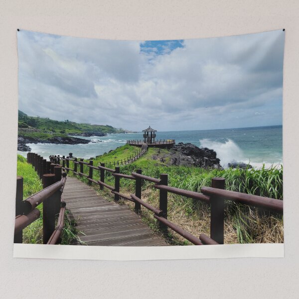 Item preview, The beautiful scenery of the wavy  'dalgmeolu', east of Jeju, Korea. designed and sold by human8891.