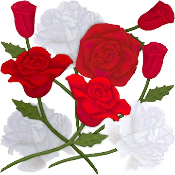 Artwork thumbnail, Busy Roses by AmberAzbell