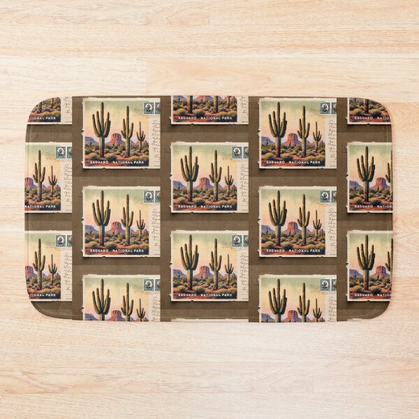 Item preview, Saguaro National Park Postcard Vintage Retro Travel designed and sold by TravelPostcardGems.