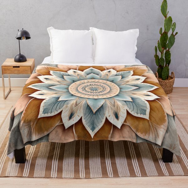 Artikelvorschau, Strukturiertes Boho-Mandala-Muster entworfen und verkauft von BirdsnStuff.