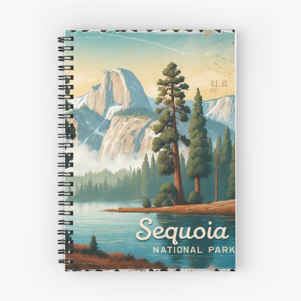 Item preview, Copy of Sequoia National Park Postcard Vintage Retro Travel designed and sold by TravelPostcardGems.