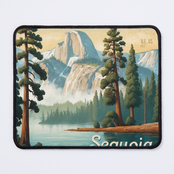Item preview, Copy of Sequoia National Park Postcard Vintage Retro Travel designed and sold by TravelPostcardGems.
