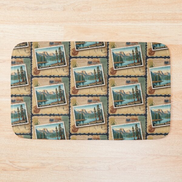 Item preview, Sequoia National Park Postcard Vintage Retro Travel designed and sold by TravelPostcardGems.