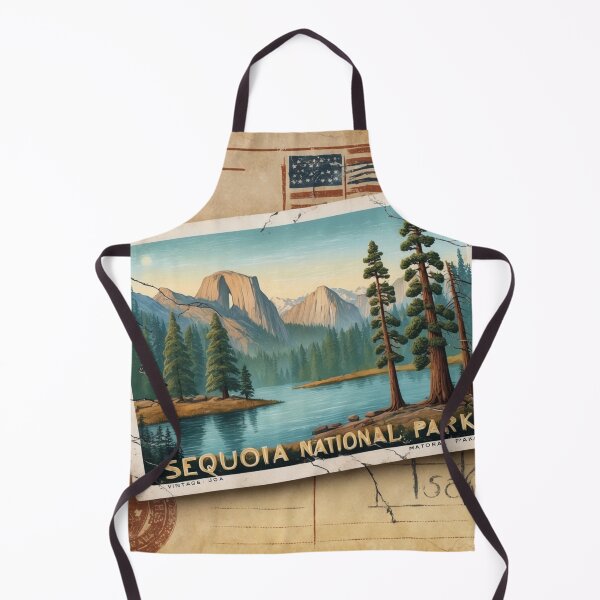 Item preview, Sequoia National Park Postcard Vintage Retro Travel designed and sold by TravelPostcardGems.