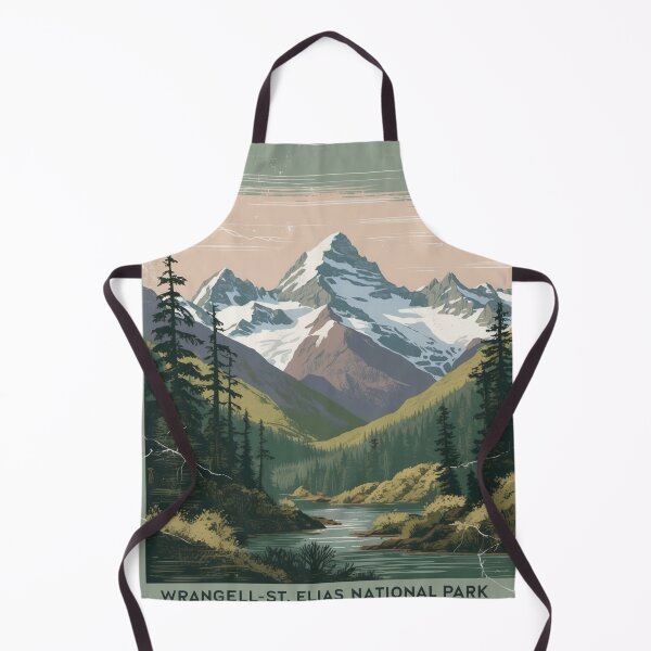 Item preview, Wrangell St Elias Alaska National Park Postcard Vintage Retro Travel designed and sold by TravelPostcardGems.