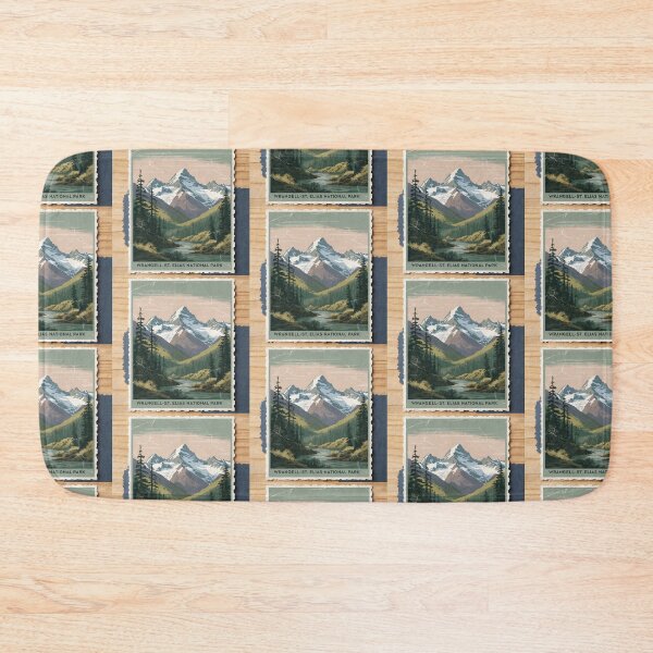Item preview, Wrangell St Elias Alaska National Park Postcard Vintage Retro Travel designed and sold by TravelPostcardGems.