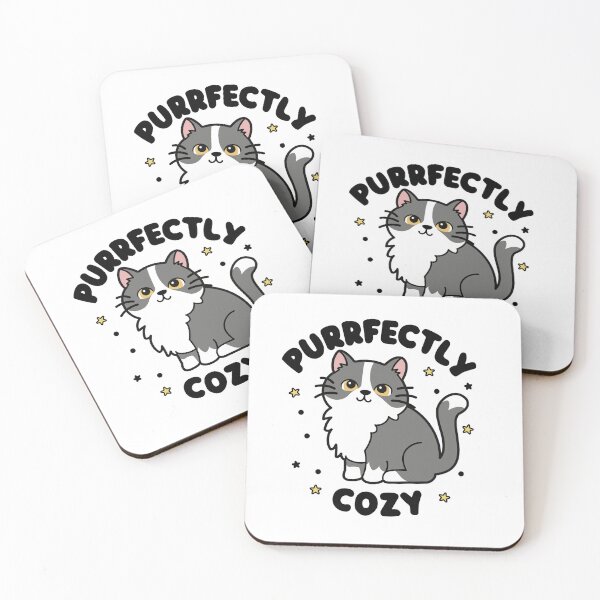 Item preview,  Purrfectly Cozy - Cute Cat Design designed and sold by Karina-wang.