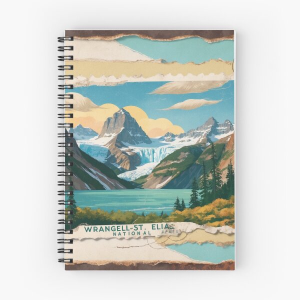 Item preview, Wrangell St Elias Alaska National Park Postcard Vintage Retro Travel designed and sold by TravelPostcardGems.