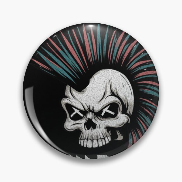 Item preview, Make America Punk Again Mohawk Skull designed and sold by artbybrado.