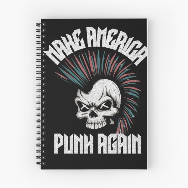 Item preview, Make America Punk Again Mohawk Skull designed and sold by artbybrado.