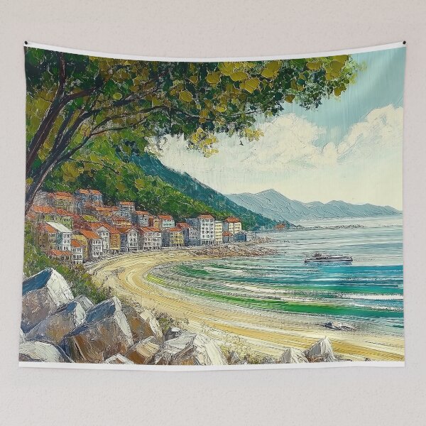 Item preview, Spanish sea side designed and sold by PricklyPeanut.