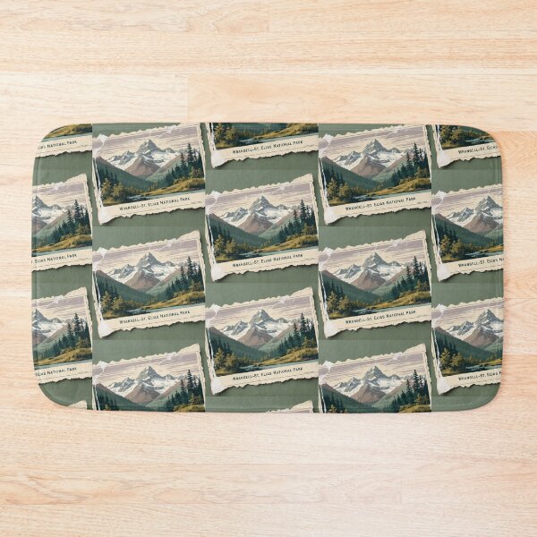 Item preview, Wrangell St Elias Alaska National Park Postcard Vintage Retro Travel designed and sold by TravelPostcardGems.