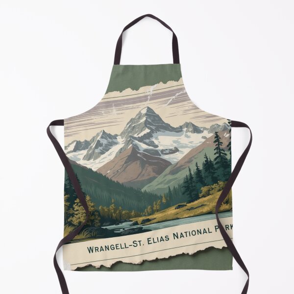 Item preview, Wrangell St Elias Alaska National Park Postcard Vintage Retro Travel designed and sold by TravelPostcardGems.