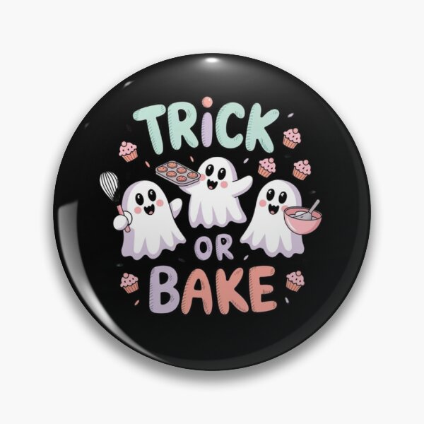 Item preview, Cute Halloween Ghosts Baking Treats - Trick or Bake Design designed and sold by love3617.