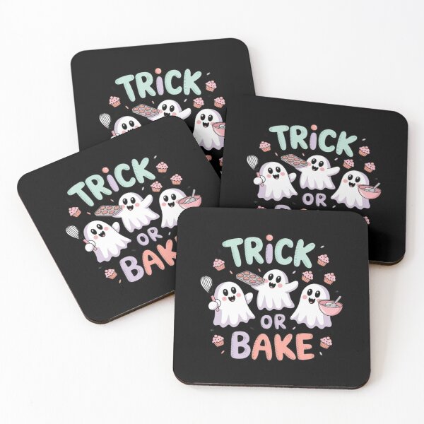 Item preview, Cute Halloween Ghosts Baking Treats - Trick or Bake Design designed and sold by love3617.