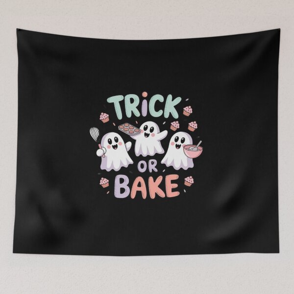 Item preview, Cute Halloween Ghosts Baking Treats - Trick or Bake Design designed and sold by love3617.