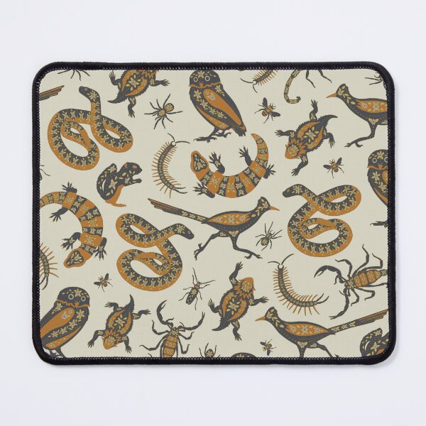 Item preview, Scorpions, Rattlesnakes, Roadrunners - Southwest Desert Animals in Yellow designed and sold by somecallmebeth.