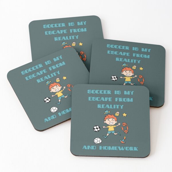 Item preview, Soccer is my escape from reality... and homework designed and sold by justine-bmw.