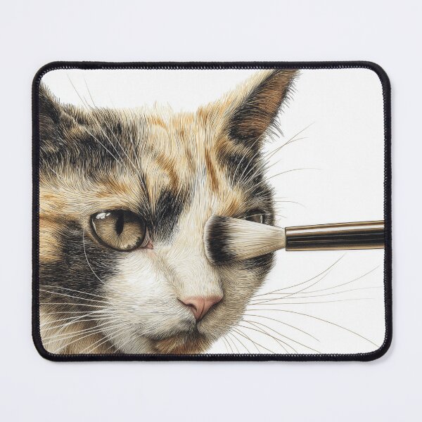 Item preview, kitty doing make up designed and sold by PricklyPeanut.