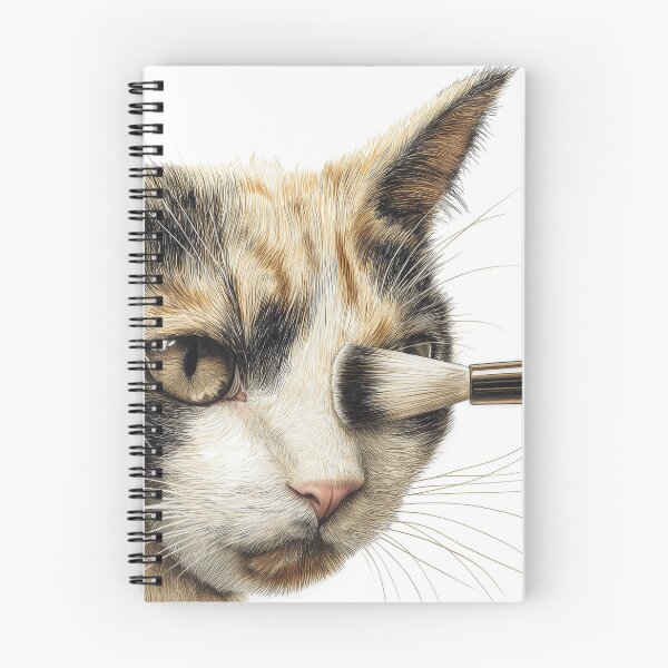 Item preview, kitty doing make up designed and sold by PricklyPeanut.