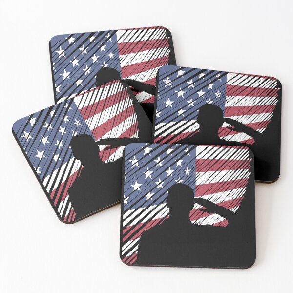 Item preview, Honoring Veterans Patriotic USA Flag Salute Tribute designed and sold by HandicraftArt.