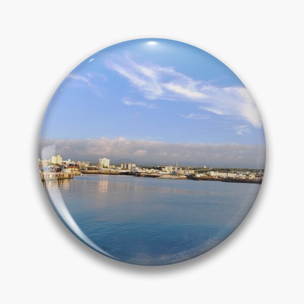 Item preview, Panoramic view of Jeju Jochon Port, an exotic landscape at sunset', east of Jeju, Korea. designed and sold by human8891.