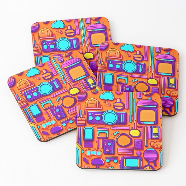 Item preview, Retro Tech Pop: Nostalgic Gadget Collage designed and sold by Health And Fitness Posts e-Store.