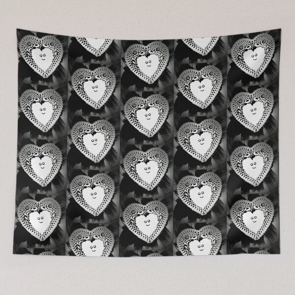 Item preview, Cheerful haunted heart designed and sold by Suzanne  Herr.