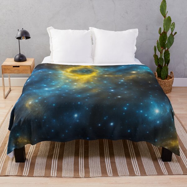 Item preview, Blue and Yellow Cosmic Radiance designed and sold by BirdsnStuff.