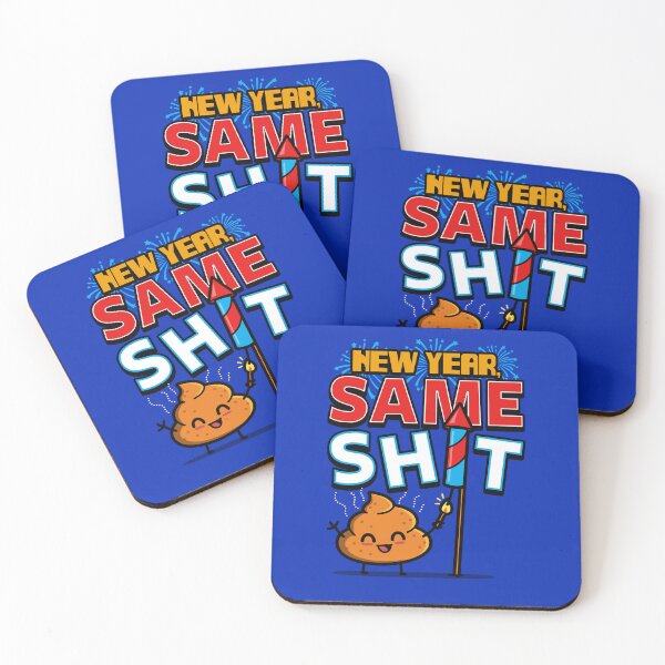 Item preview, Funny Original Cute Kawaii New Year 2025 Poop Cartoon designed and sold by BoggsNicolasArt.