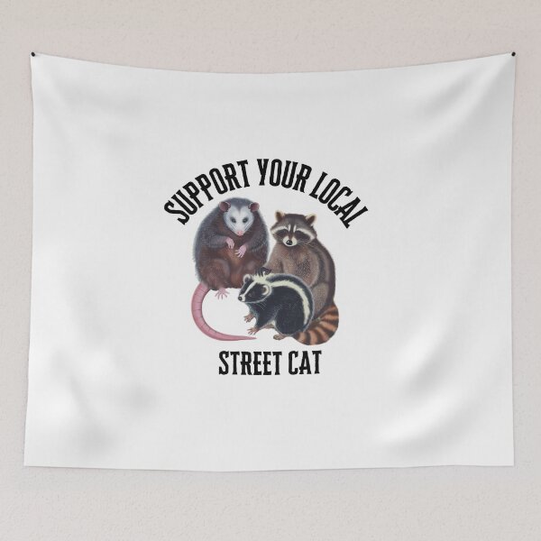 Item preview, Street Cats, support your local street cats designed and sold by Playful Strokes pom@pom.