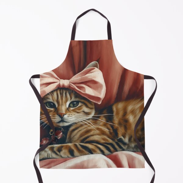 Item preview, kitty in a bow designed and sold by PricklyPeanut.