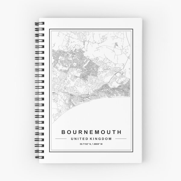 Item preview, Bournemouth City Map designed and sold by SHAMPAIN-ART-CO.