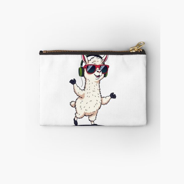 Item preview, Dancing Llama with Headphones designed and sold by BikeRelaxStudio.